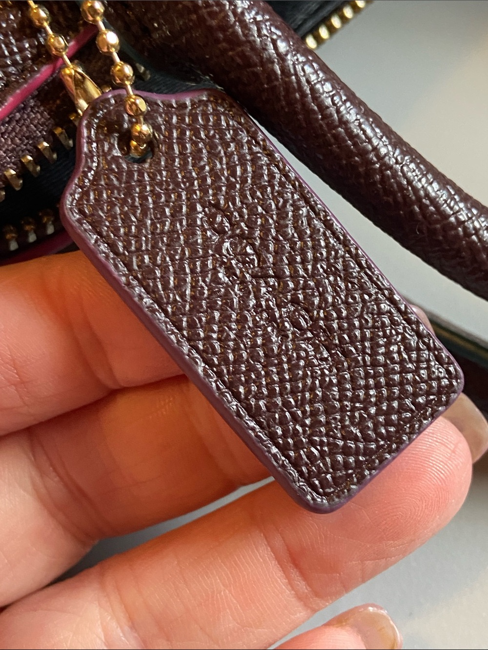 Coach Mini Bennett Satchel with Edgepaint EUC NO Crossbody strap - Picture 6 of 10